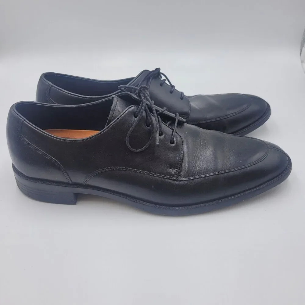 Cole‎ Haan Leather Oxford Dress Shoes Men's Size 10.5 M Black Formal Business